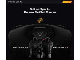 ゲーム用の触覚フィードバックVRベスト「TactSuit X16」が予約開始--299ドルから