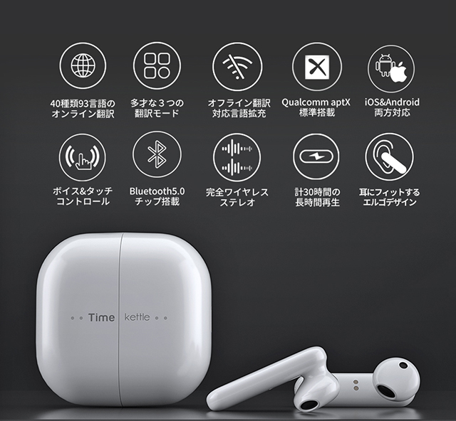 イヤホン翻訳機 Timekettle M2 3つの翻訳モードを用意 音楽通話もok Cnet Japan