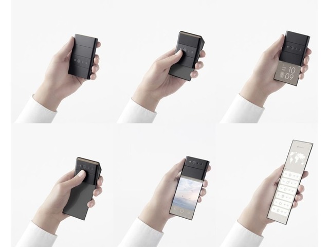 OPPOとnendo、3カ所で曲がるスマホのコンセプトモデル「slide-phone」を公開