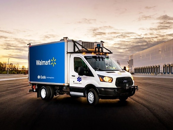 ウォルマート、無人の自動運転トラックによる商品配送を開始へ--米アーカンソー州で