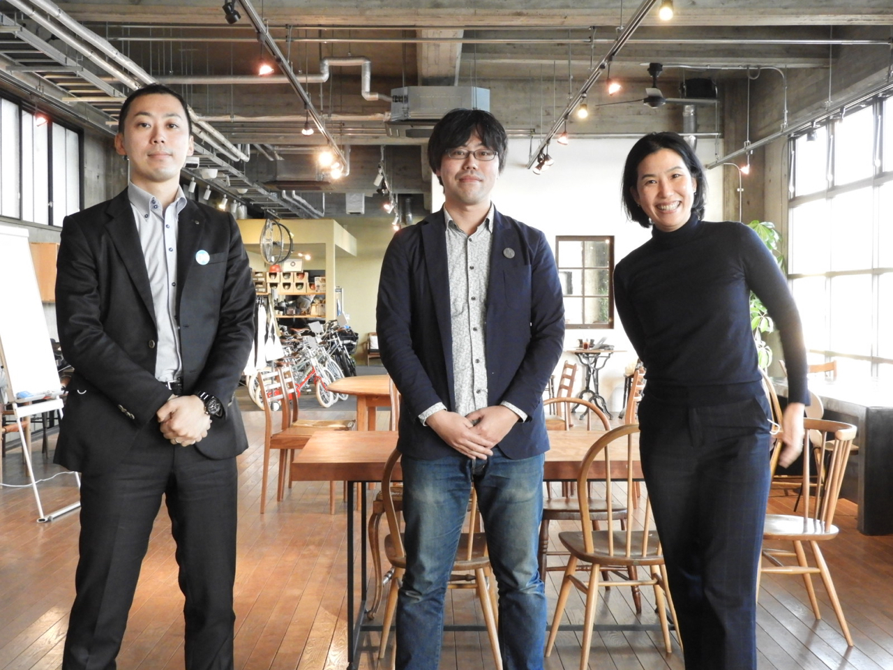 左から尾上氏、後藤氏、八巻氏
