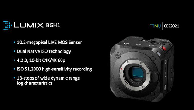 初のボックススタイルとなるデジタル一眼ミラーレスカメラ「LUMIX BGH1」