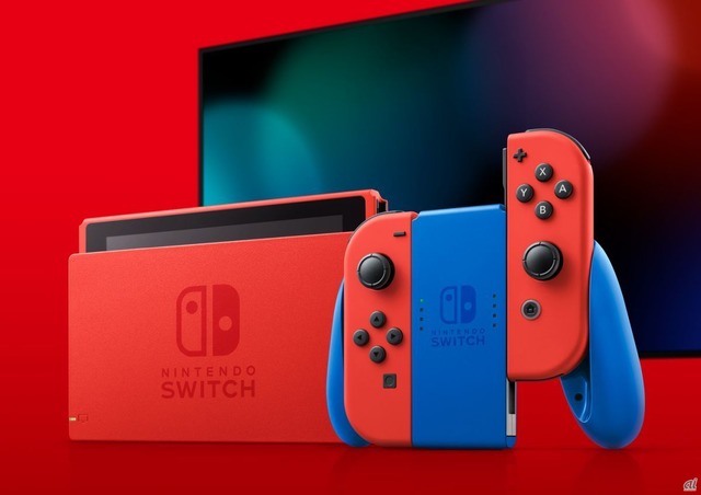 任天堂、「Nintendo Switch マリオレッド×ブルー セット」を2月12日 