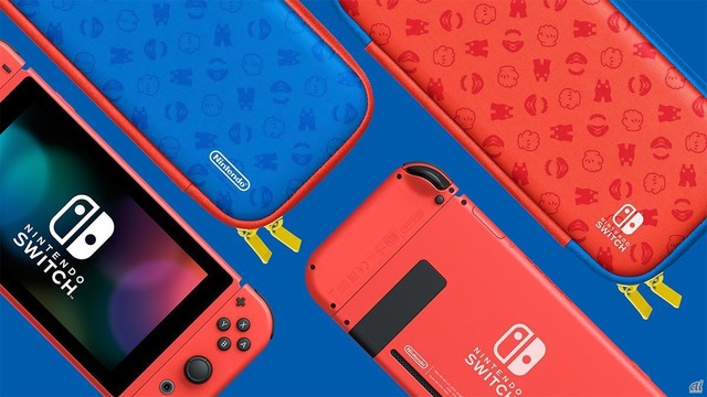 任天堂、「Nintendo Switch マリオレッド×ブルー セット」を2月12日発売 - 3/12 - CNET Japan