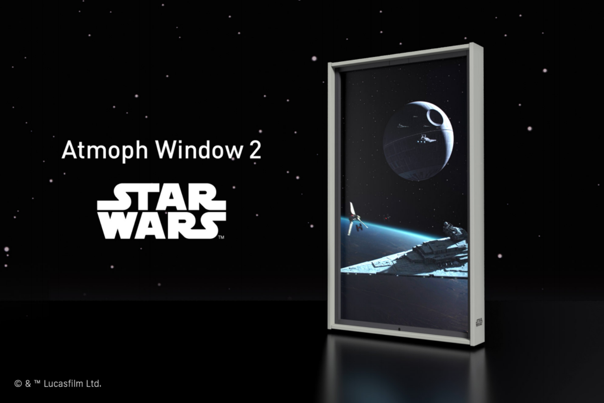 スマート窓「Atmoph Window 2」のスター・ウォーズモデルが2月26日に