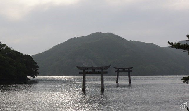 Real Tsushimaのスポット（和多都美神社）