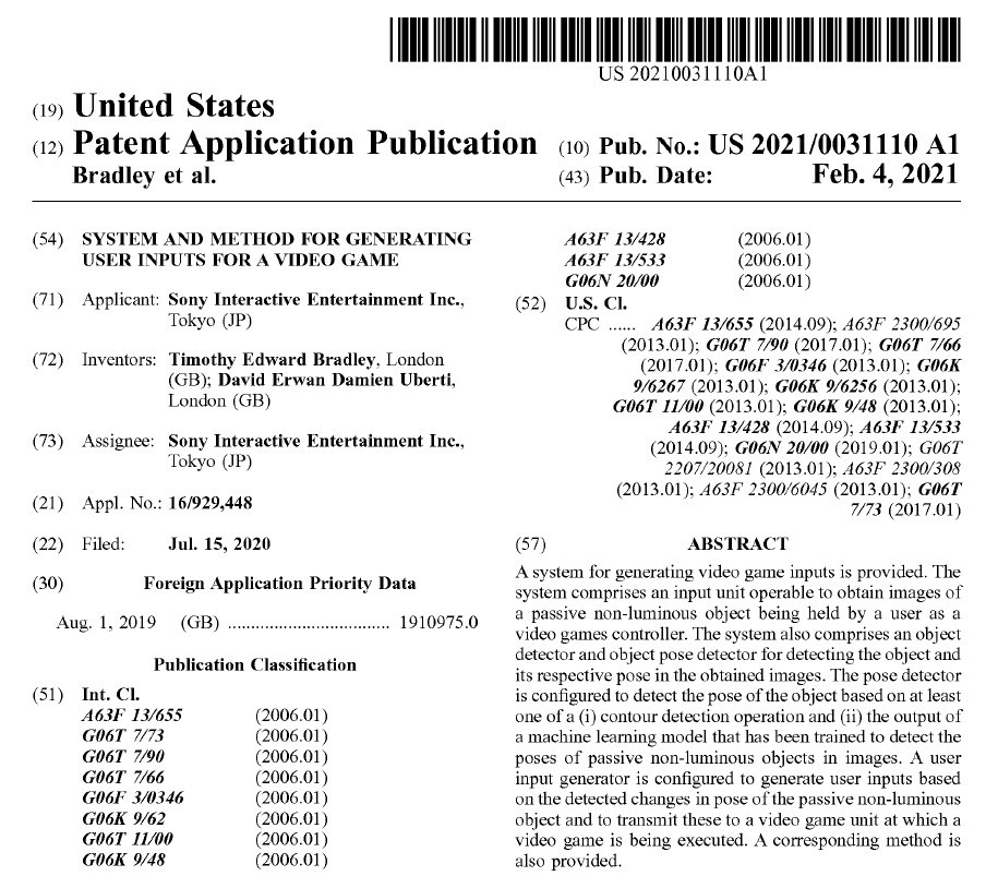 公開されたSIEの特許（出典：USPTO） 