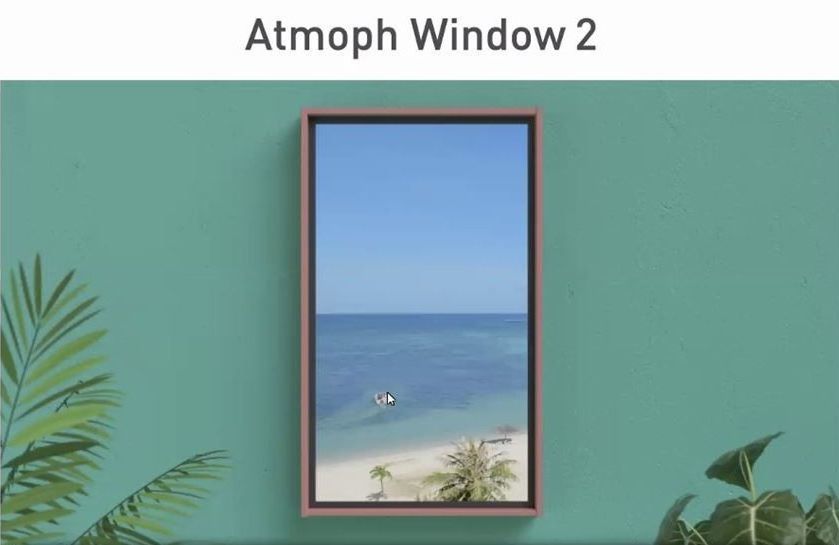スマート窓「Atmoph Window 2」