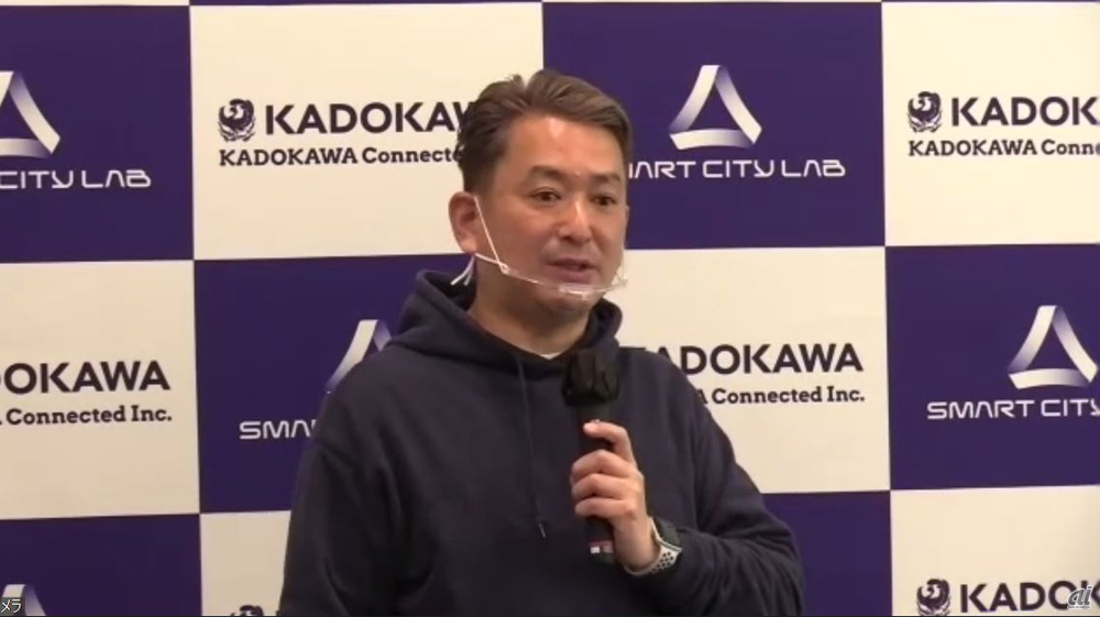 KADOKAWA connectedの代表取締役社長を務める各務茂雄氏