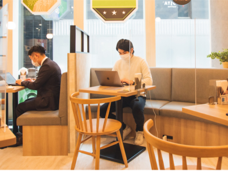 空き時間の飲食店をワークスペースに変える ワークスルー 月額5400円の使い放題プランを開始 Cnet Japan
