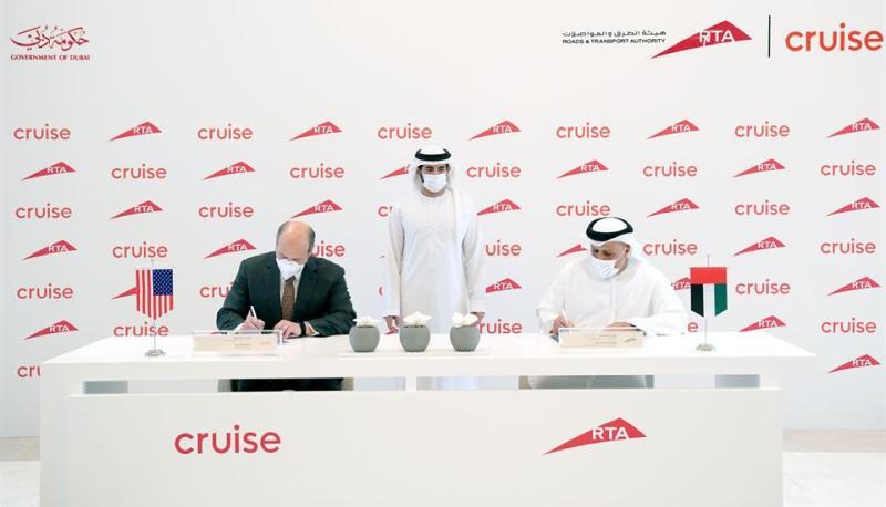 CruiseがRTAと契約（出典：H. H. Sheikh Hamdan Bin Mohammed Bin Rashid Al Maktoum）