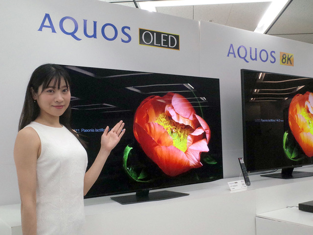 シャープ 4kテレビに有機elと液晶の新製品 有機elは Aquos Oled に Cnet Japan