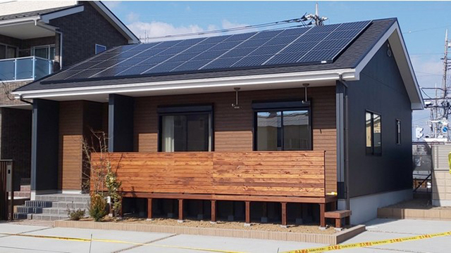 平屋注文住宅「IKI」。初期費用ゼロで始める太陽光電力プランも用意する