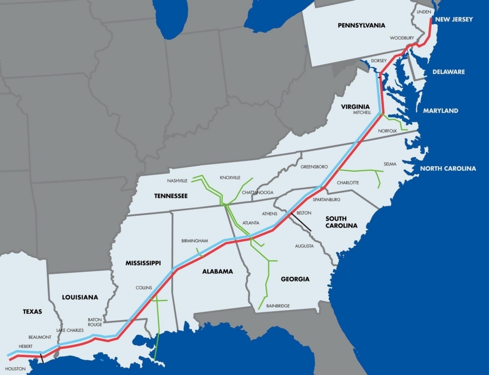 Here's a look at the Colonial Pipeline system affected by the cyberattack.