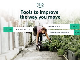 アマゾンのフィットネスバンド「Halo」に新機能「Movement Health」--体の動きを評価