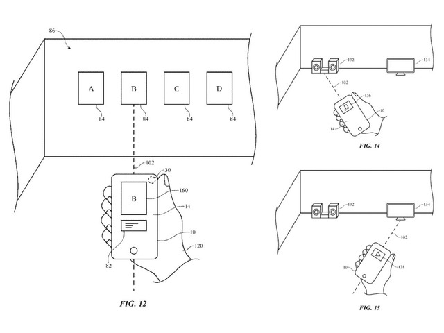 アップル、iPhoneを向けてテレビなどを直感的にリモコン操作--関連技術の特許を取得