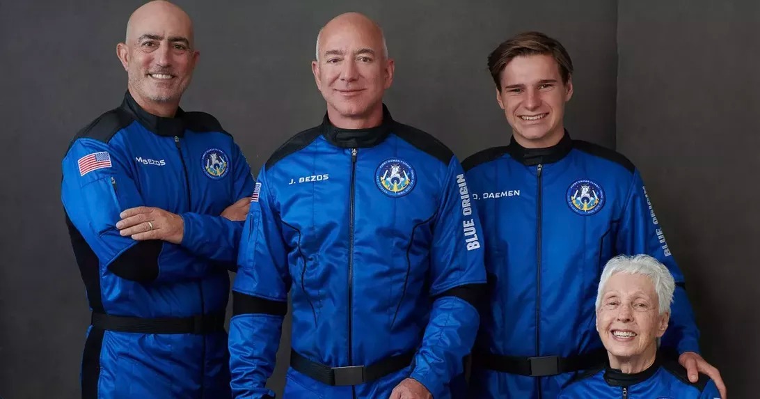 Blue Originの有人飛行の搭乗者ら