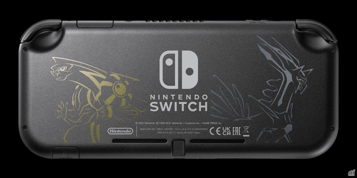 ポケモン「ディアルガ」と「パルキア」が描かれたNintendo Switch Lite 