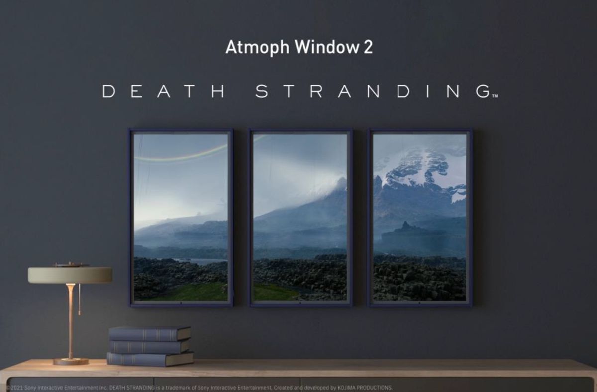 「Atmoph Window 2 | DEATH STRANDING」の3台セットも販売する
