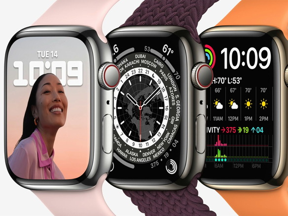 アップル、Apple Watch Series 7の注文受付を10月8日午後9時より開始