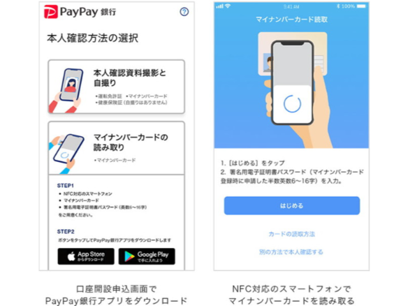 PayPay銀行、マイナンバーカードを利用した公的個人認証サービスを導入へ