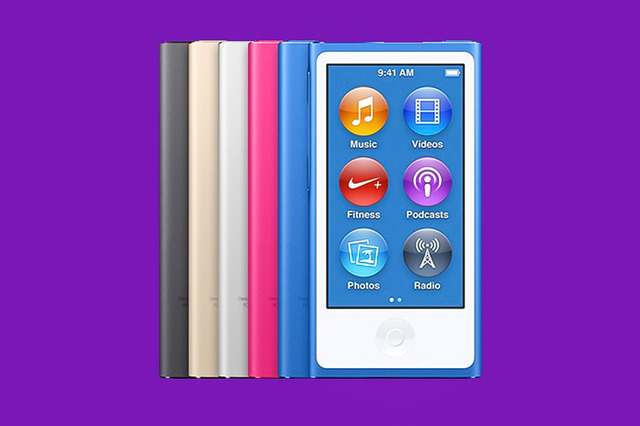 第7世代iPod nano

　2015年には新しい第7世代iPod nanoが登場し、5色で展開された。