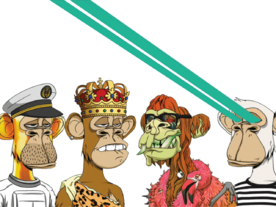 ユニバーサル、4つの類人猿NFTで音楽バンド「KINGSHIP」を結成