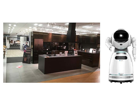 LIXILショールーム東京でAIロボットが接客--来場者のデータ分析も