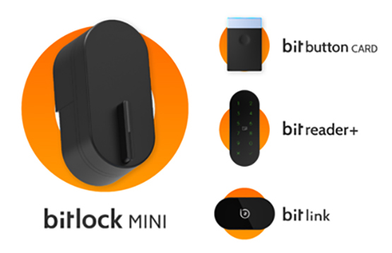 「bitlock MINI」と多様な開け方に対応する拡張アイテム3種