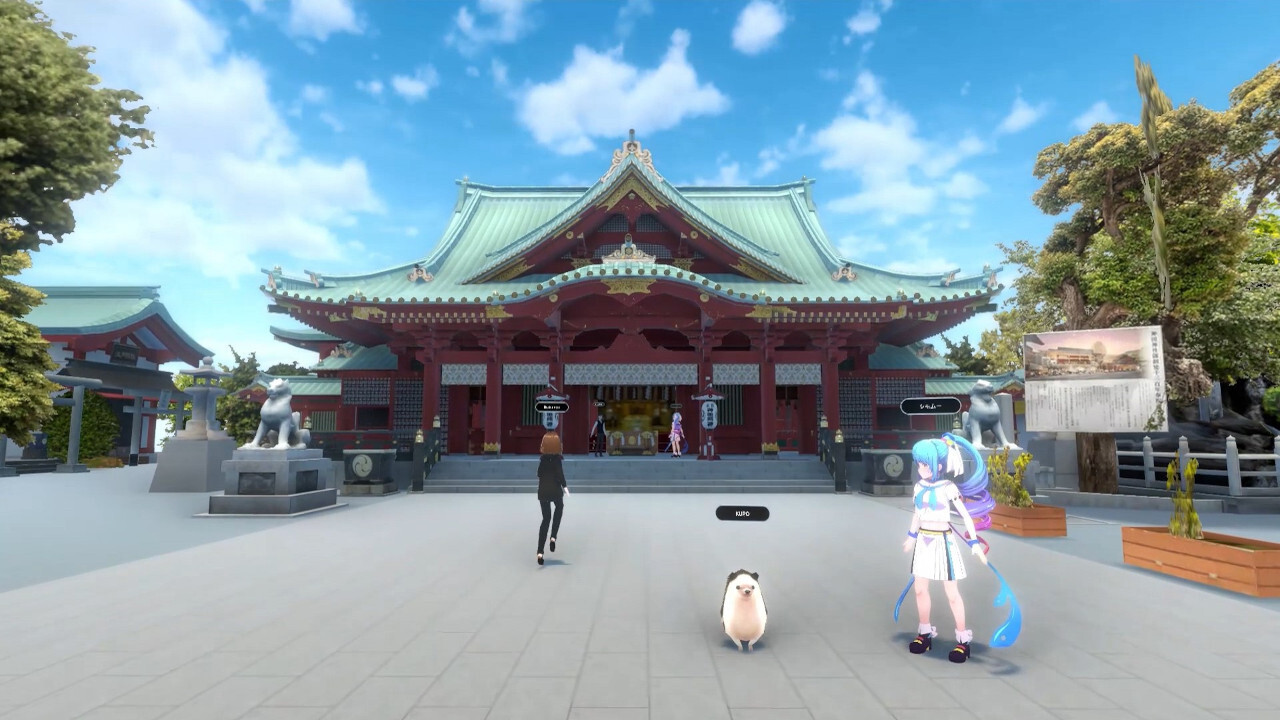 3DCGで緻密に再現された「神田明神社殿」