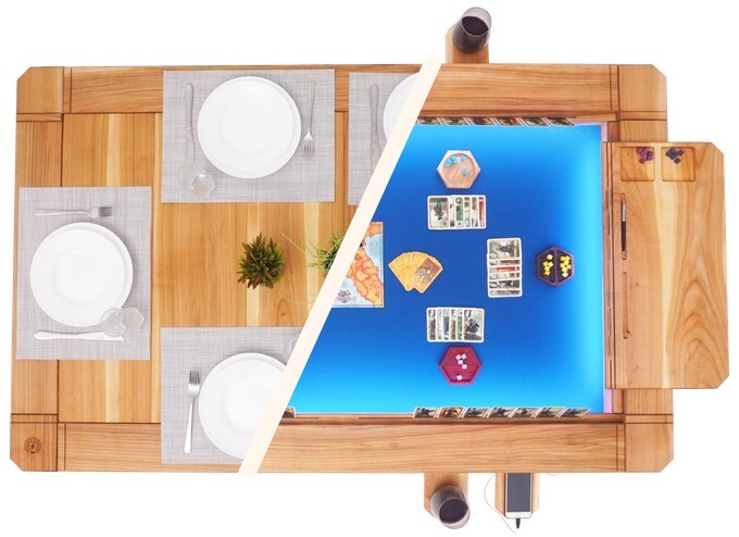 食事にもテーブルゲームにも便利な多機能テーブル Kingmaker 冬休みの集まりに最適 Cnet Japan