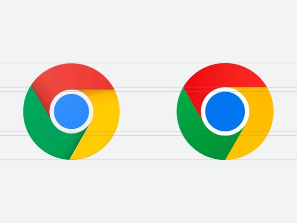 グーグル Chrome のロゴ 8年ぶりに変更 Cnet Japan