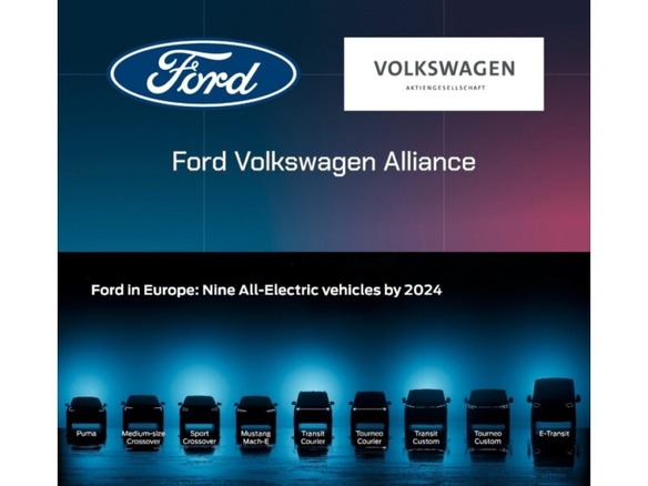 VW、フォードにEV車台「MEB」120万台を供給へ--フォードは欧州向け新EVを7モデル投入