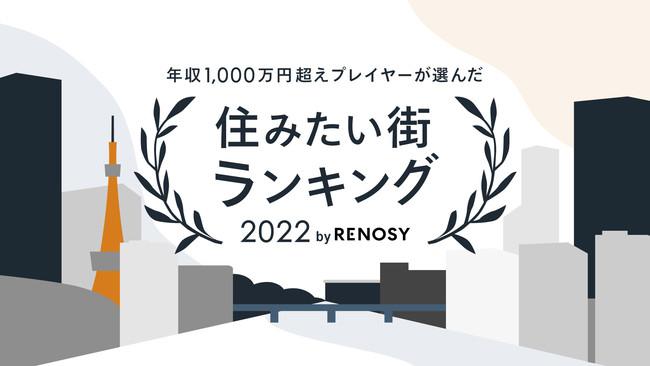 「住みたい街ランキング2022 by RENOSY」