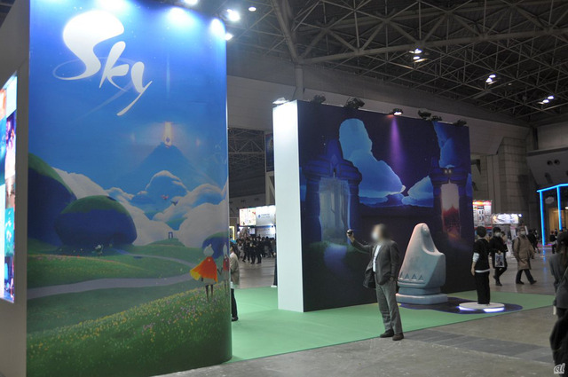 　ゲーム「風ノ旅ビト」で知られるthatgamecompanyによる「Sky 星を紡ぐ子どもたち」のブース。このAnimeJapan 2022にてアニメ化を発表。