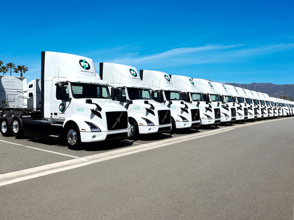 ボルボ、米物流会社から大型EVトラック「Volvo VNR Electric」110台の追加注文