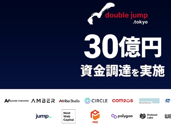 doublejump.tokyo、30億円の資金調達を実施