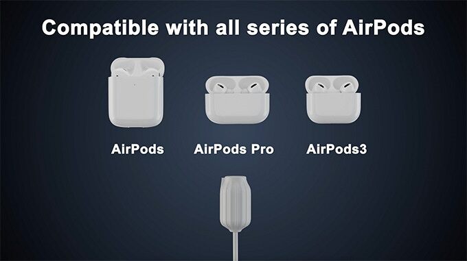 AirPodsの全モデルに対応（出典：Kickstarter）
