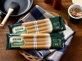 ミツカングループのZENB、黄えんどう豆100％使用の「ZENBヌードル」に約1.1㎜の細麺
