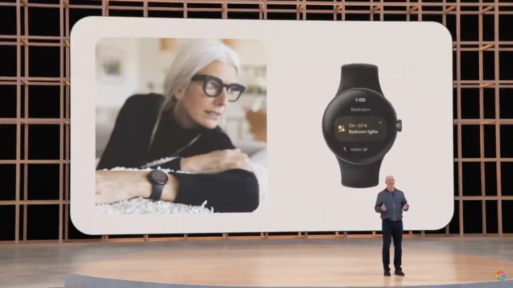 Pixel Watch発表の様子
