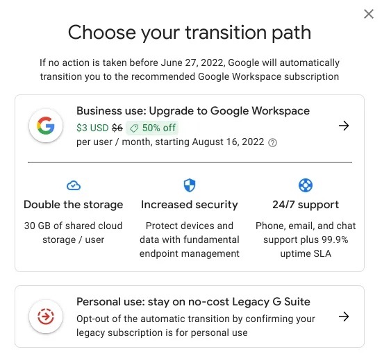 Google backtracks to allow free use of custom domain on G Suite legacy for personal use