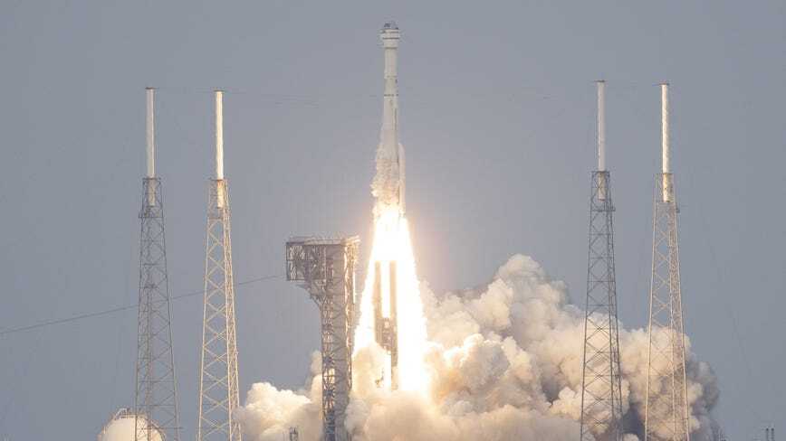 Starliner launches atop a ULA Atlas V rocket Thursday.