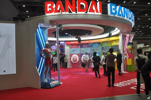　バンダイナムコグループで、玩具事業を主力としているバンダイ／BANDAI SPIRITSブース。