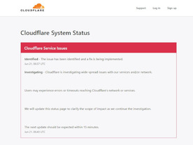 Cloudflareに障害発生--「Discord」「DeepL」などに影響