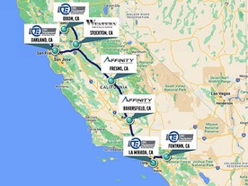 Volvo Trucks、カリフォルニア州を縦断する大型EVトラック用の充電スタンド網--整備へ
