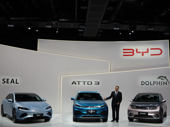 中国BYDが日本に参入--「ATTO 3」「DOLPHIN」「SEAL」のEV3車種を発表