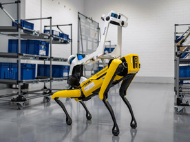Audi、4足歩行ロボット犬「Spot」で工場を3Dスキャン--デジタルツイン上で生産計画を検討