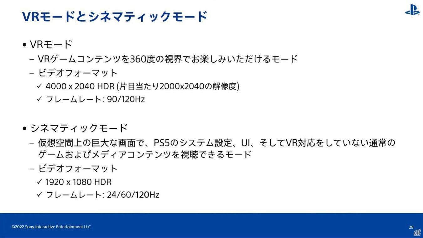 VRシステム「PlayStation VR2」の仕様や機能--SIEが開発者向け