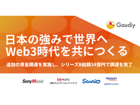 Gaudiy、シリーズB総額34億円で調達を完了--サンリオとWeb3領域で協業