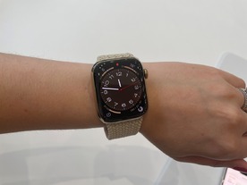 「Apple Watch Series 8」ハンズオン--皮膚温センサー追加、女性向け健康機能が強化